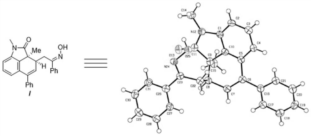 Chiral indolone derivative and synthesis method thereof