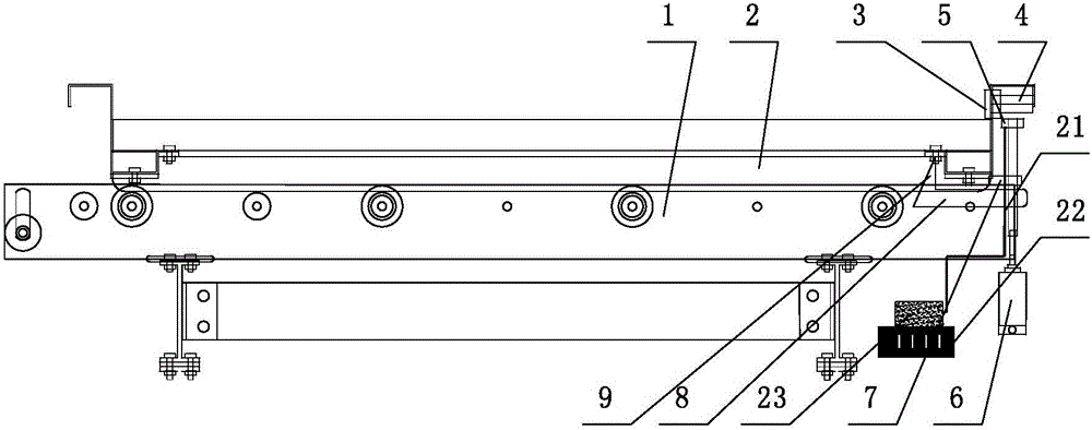 Parking plate charging device of stereo garage