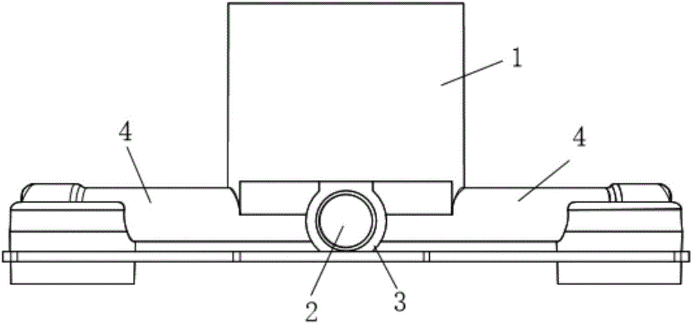 Water mixing valve device of water faucet