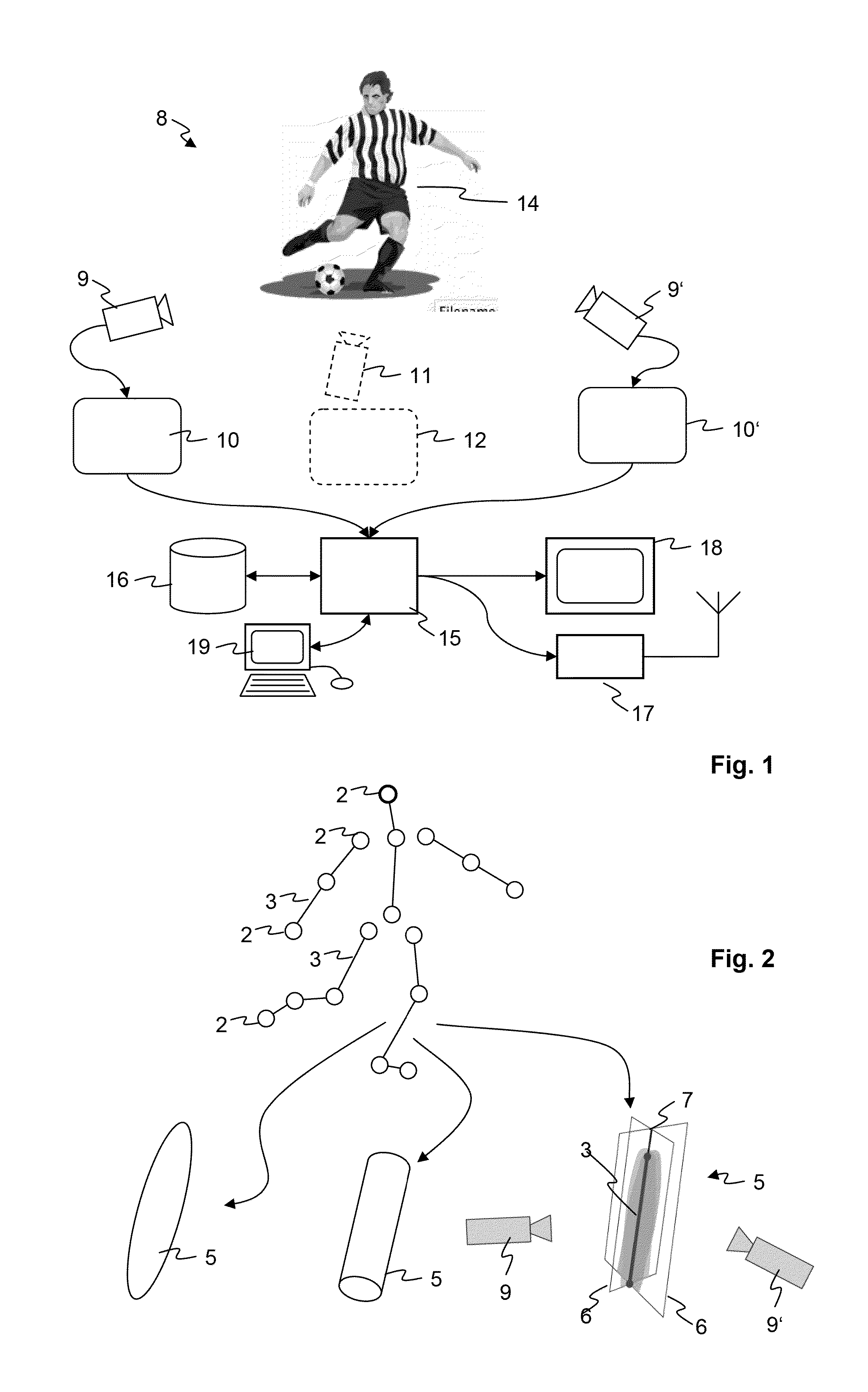 Method for estimating a pose of an articulated object model