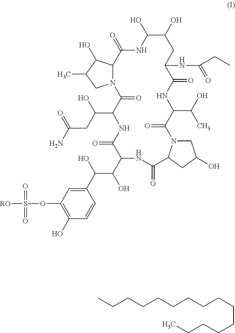 Method for preparing cyclic lipopeptide compound