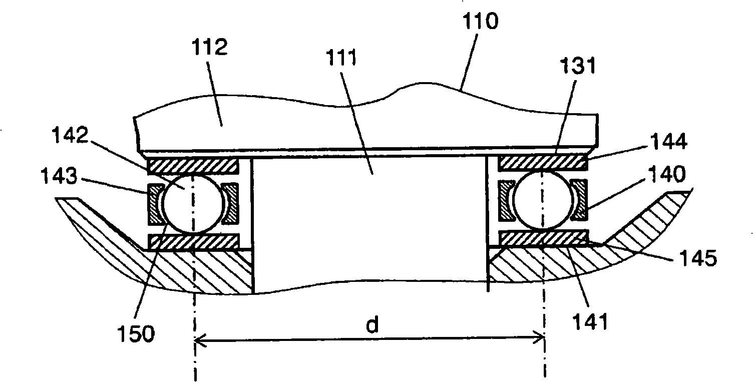 Hermetic reciprocating compressor with thrust ball bearing