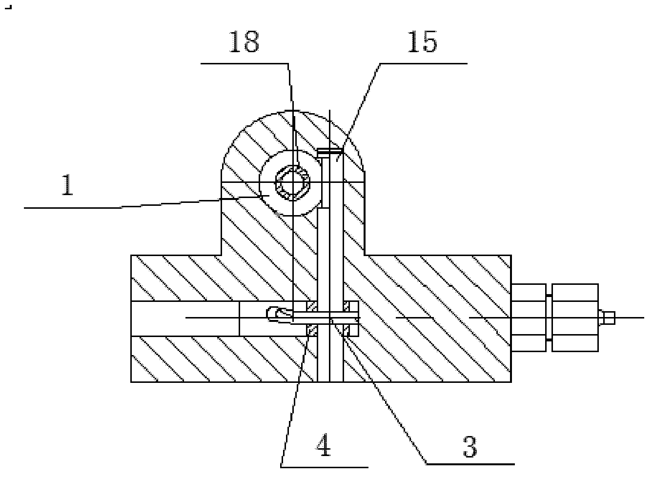 Line-type temperature-sensing self-starting extra-high-pressure fire extinguishing agent release device