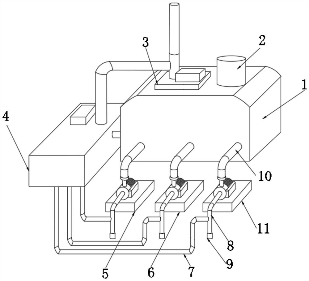 Garden ecological water resource automatic cycle replenishment device and replenishment control method