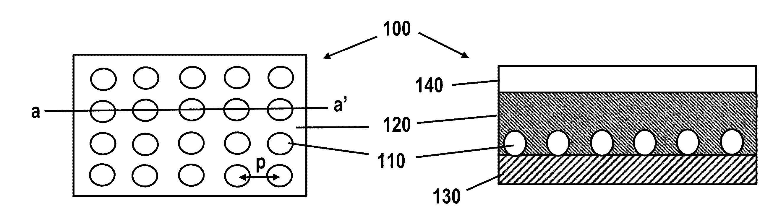 Non-random array anisotropic conductive film (ACF) and manufacturing processes