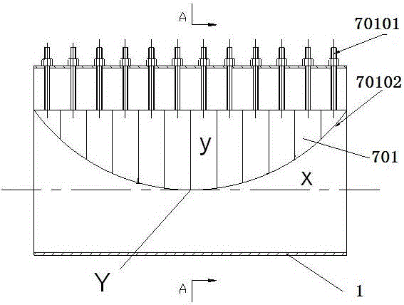 Exhaust gas extraction system of medium speed coal mill