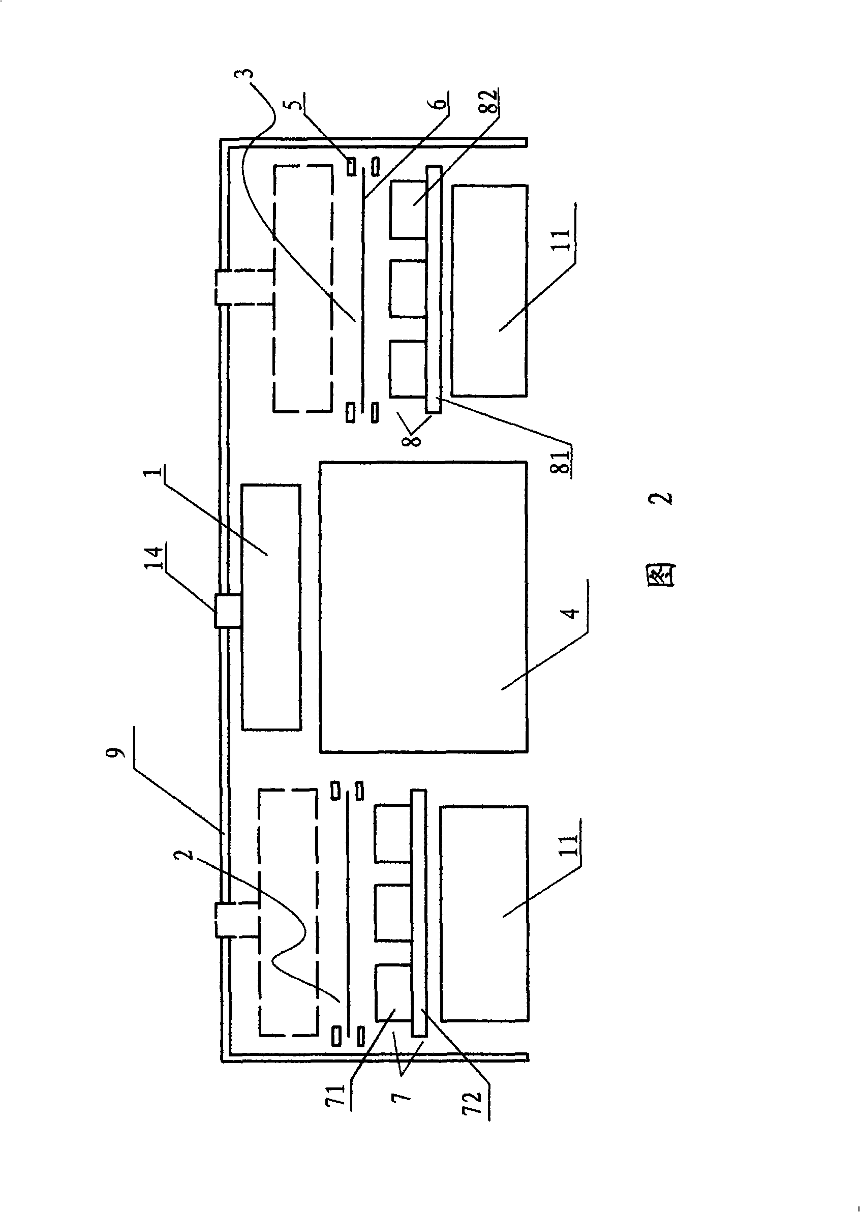 Efficient double-line suction plastic production method and device