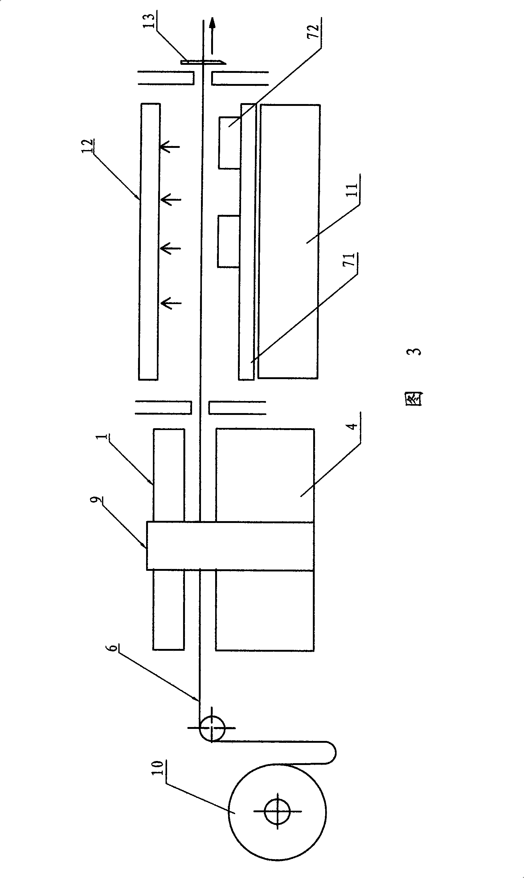 Efficient double-line suction plastic production method and device