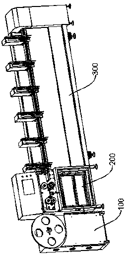 Automatic threading equipment for venetian blind slats