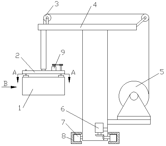 Device for manufacturing multi-row core autoclaved aerated concrete block