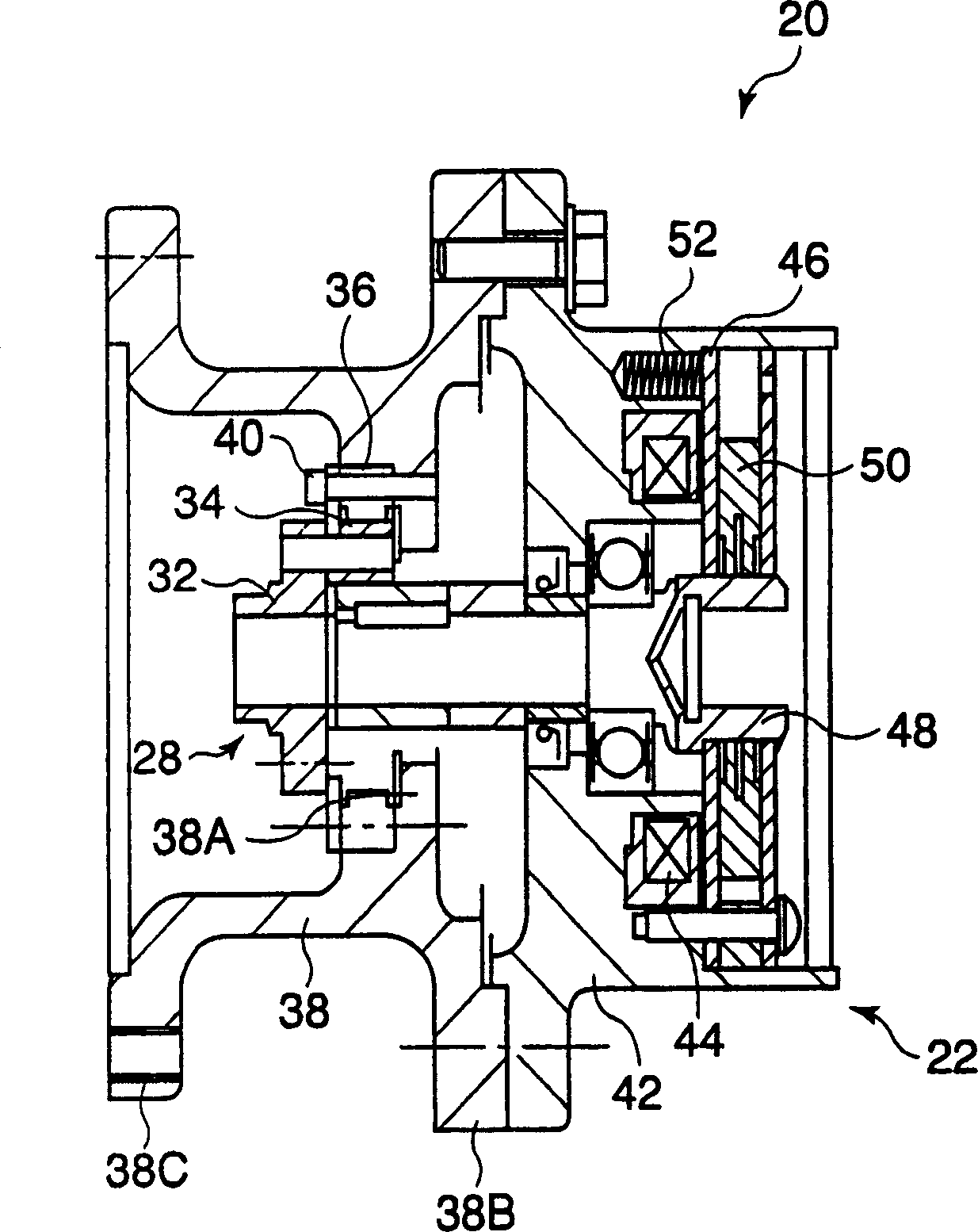 Friction transmission type rotation driving device