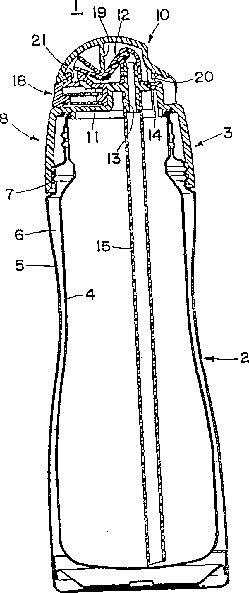 Closure body for beverage container