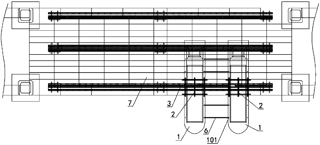 River-crossing bridge bottom bailey beam temporary support jacking, floating transporting and detaching method