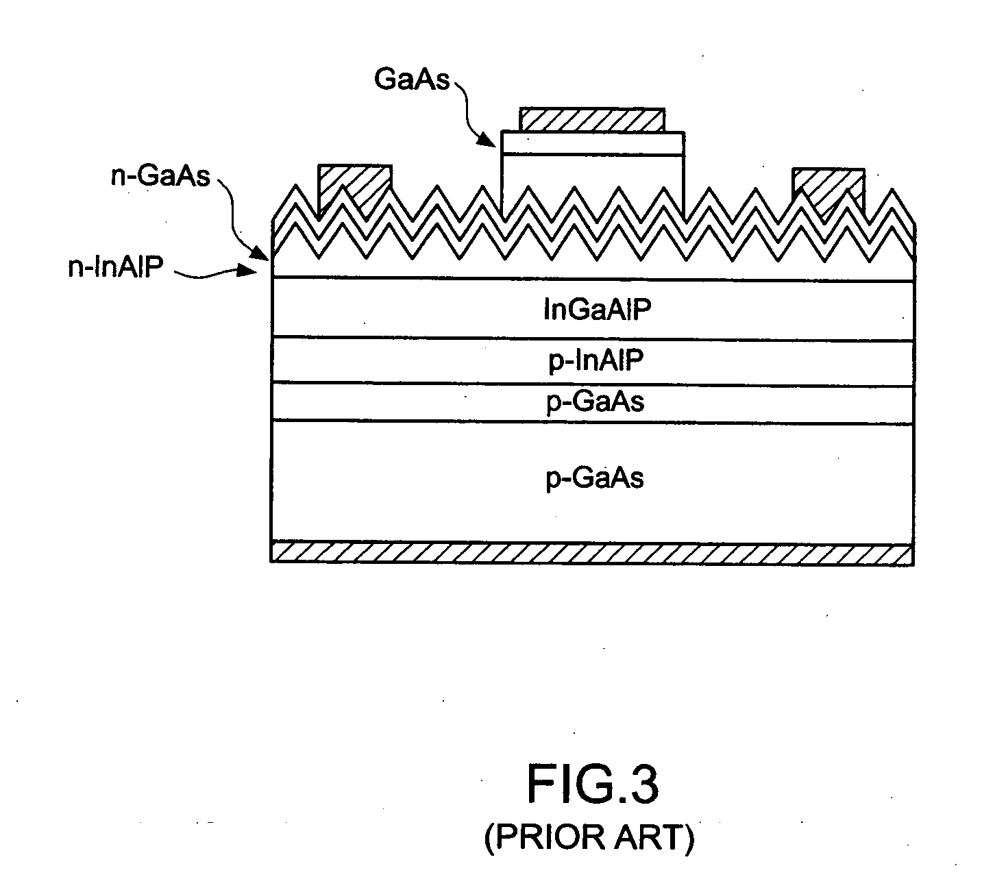 Light emitting diode by use of metal diffusion bonding technology and method of producing light emitting diode