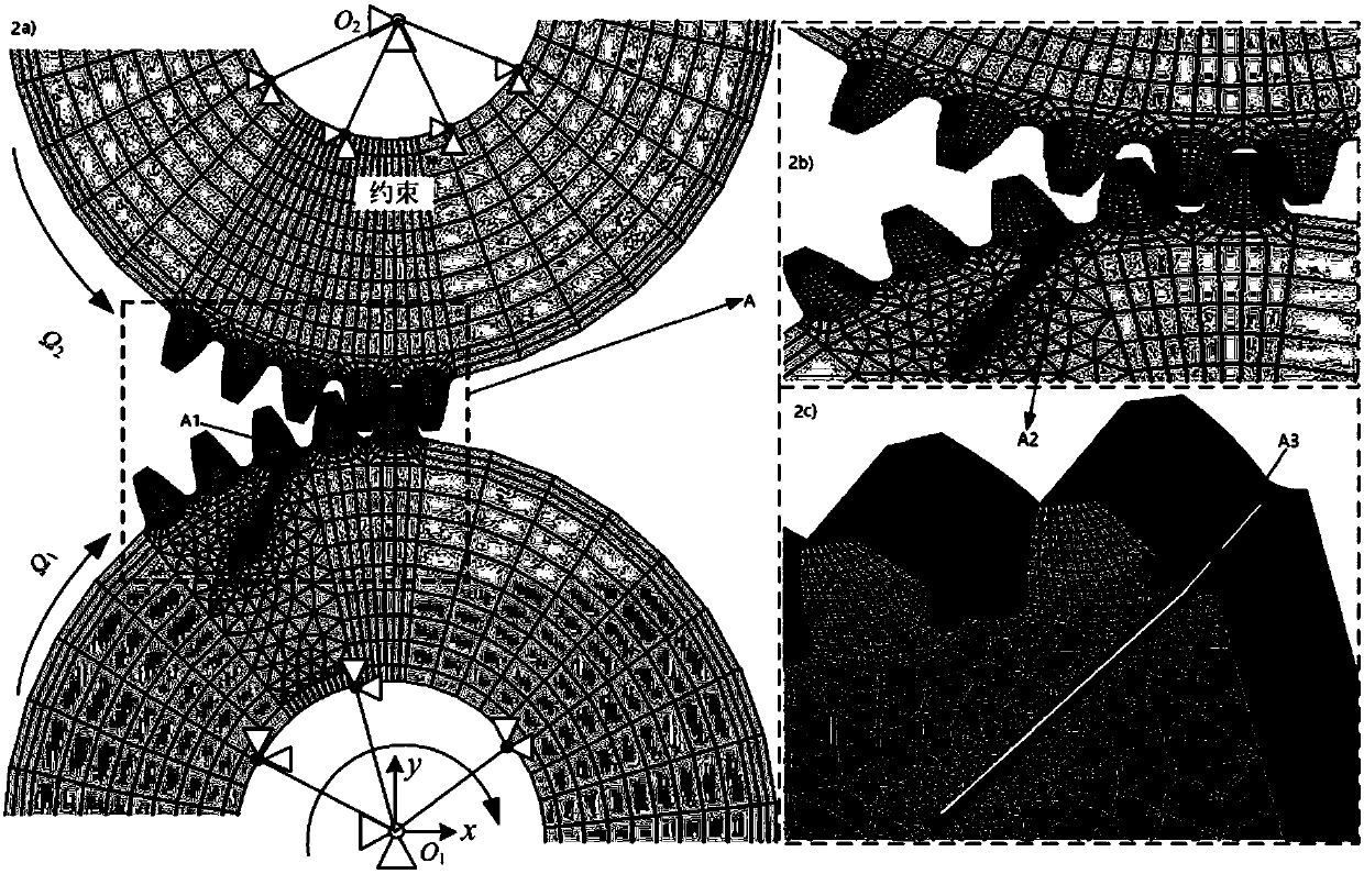 Finite element analysis method based on influences of matrix cracks for gear engagement features