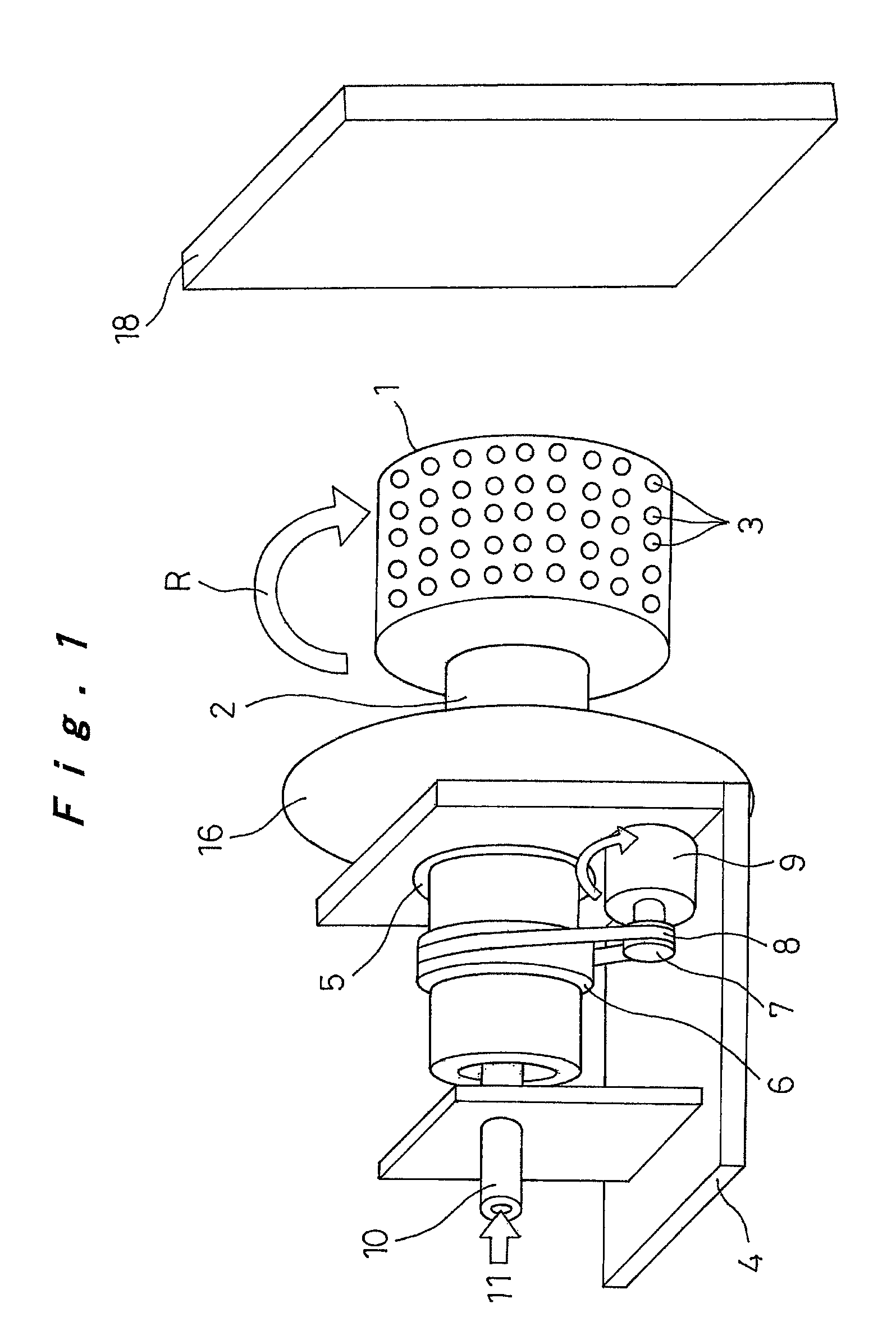 Method and apparatus for producing nanofibers and polymer web
