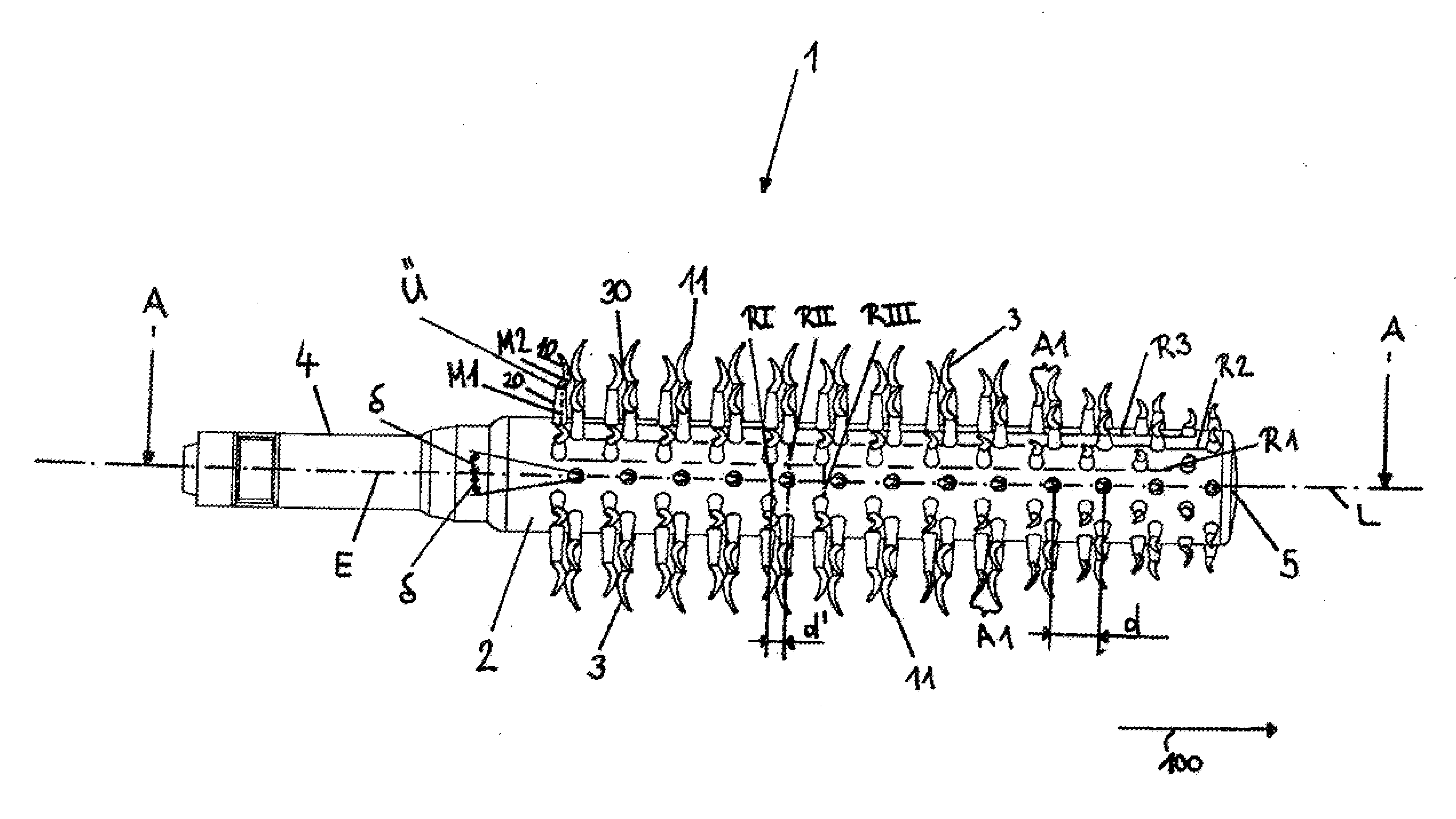 Applicator device, in particular for a cosmetics applicator, applicator, in particular cosmetics applicator comprising an applicator device, and an application unit, in particular cosmetics unit, comprising the applicator device