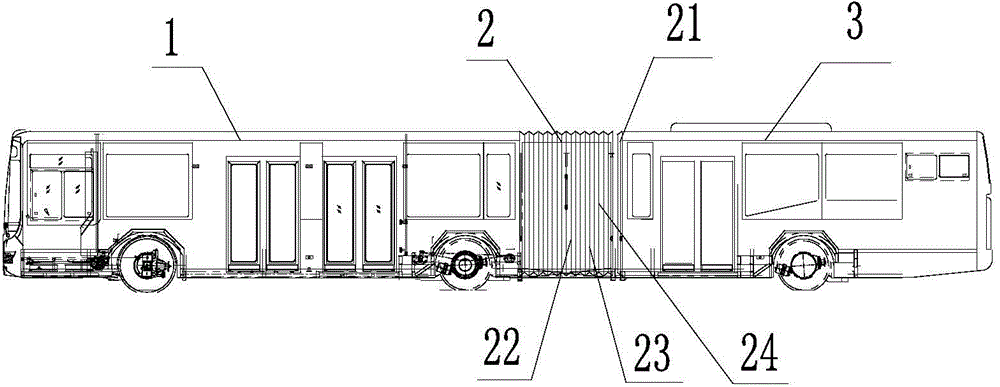 Full-axis-turning multi-axis-driving electric automobile train