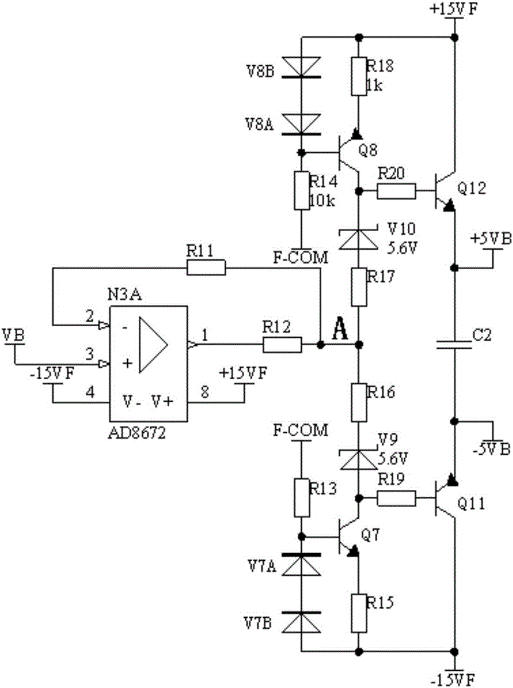 FA-level weak current signal measurement circuit