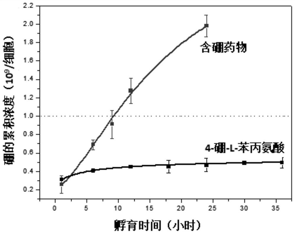 A boron-containing drug with tumor targeting ability and its preparation method and application