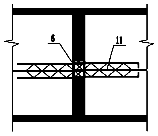A prefabricated cavity panel forming a two-way stressed floor