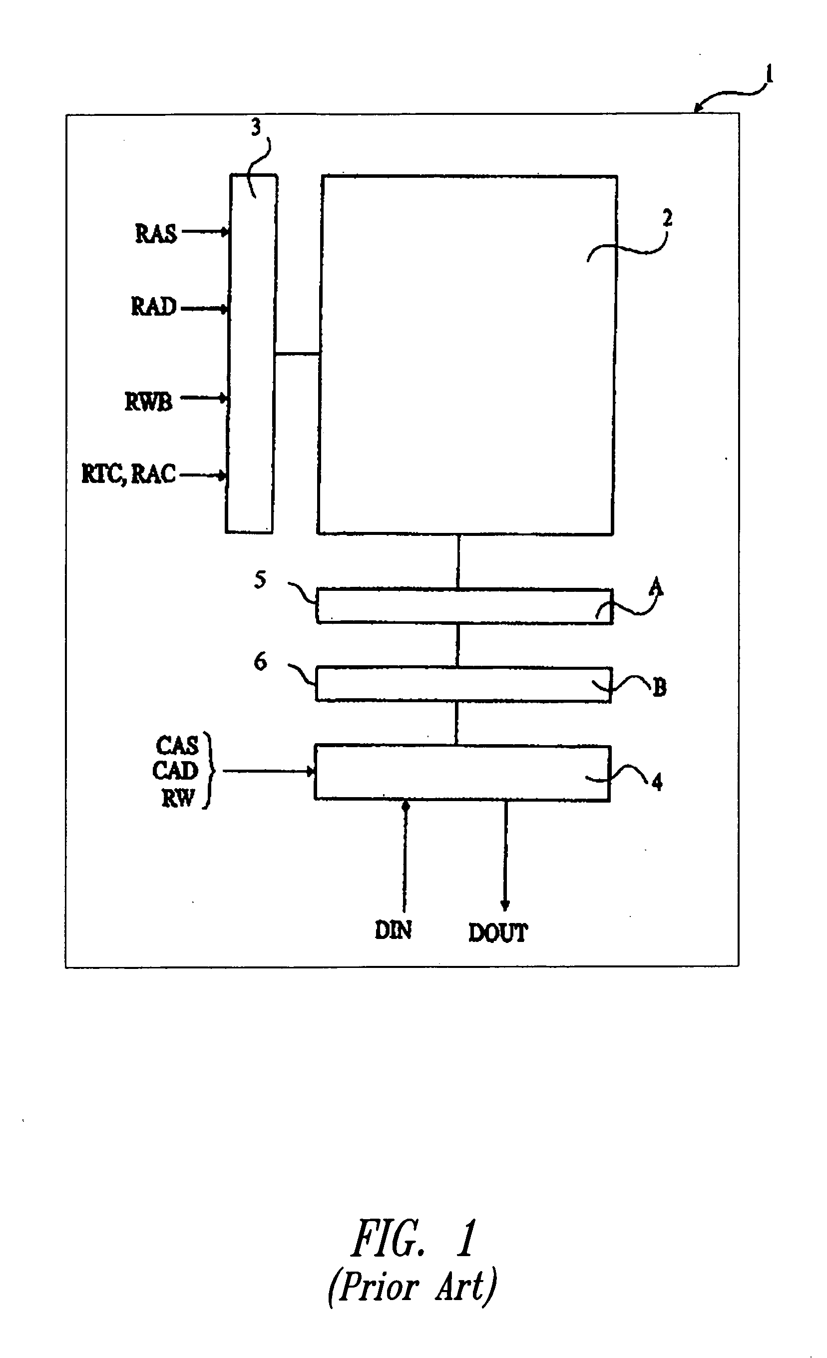 Dynamic random access memory having at least two buffer registers and method for controlling such a memory