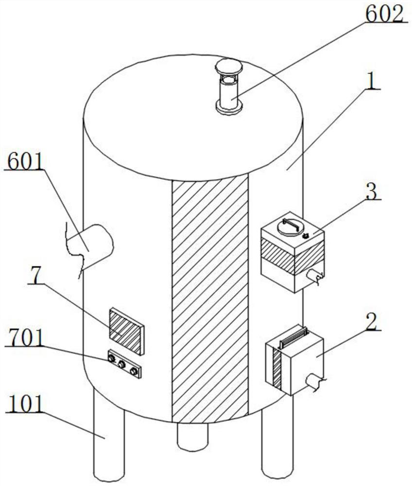 Electroplating production line evaporation device with collection function