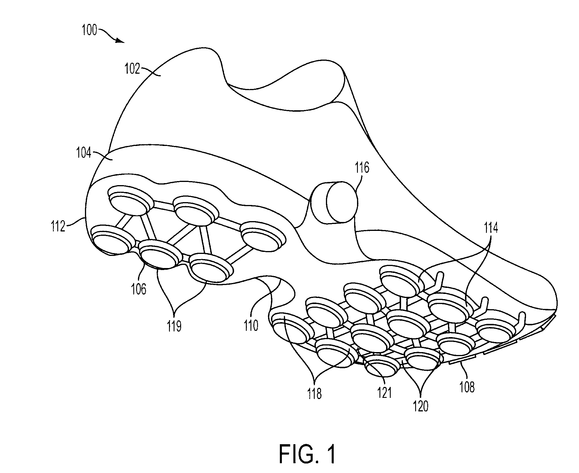 Article of footwear having an inflatable ground engaging surface
