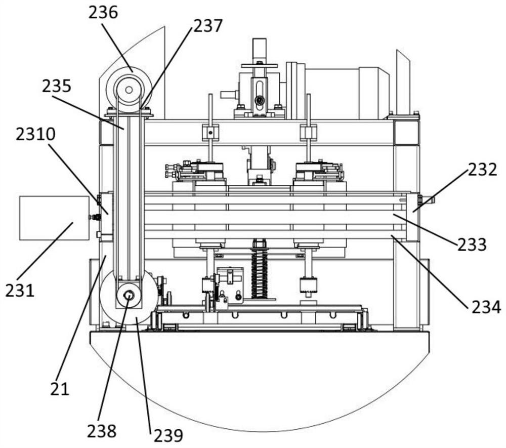 Punching device for floor heating insulation board and punching method of punching device