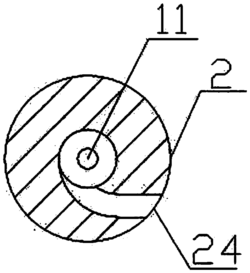 Supersmall-diameter cyclone and production method thereof