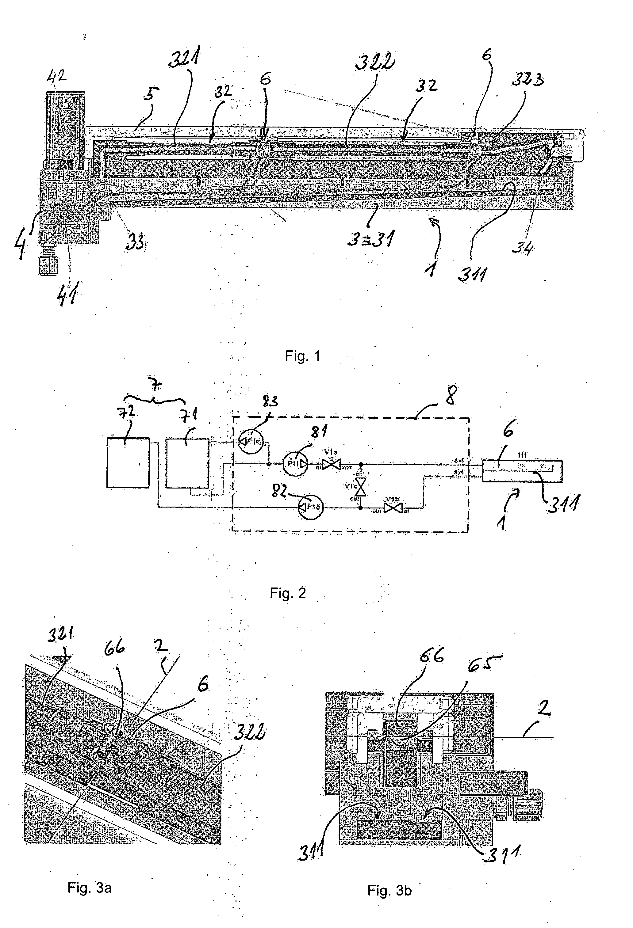 Method and device for application of liquid polymeric material onto spinning cords