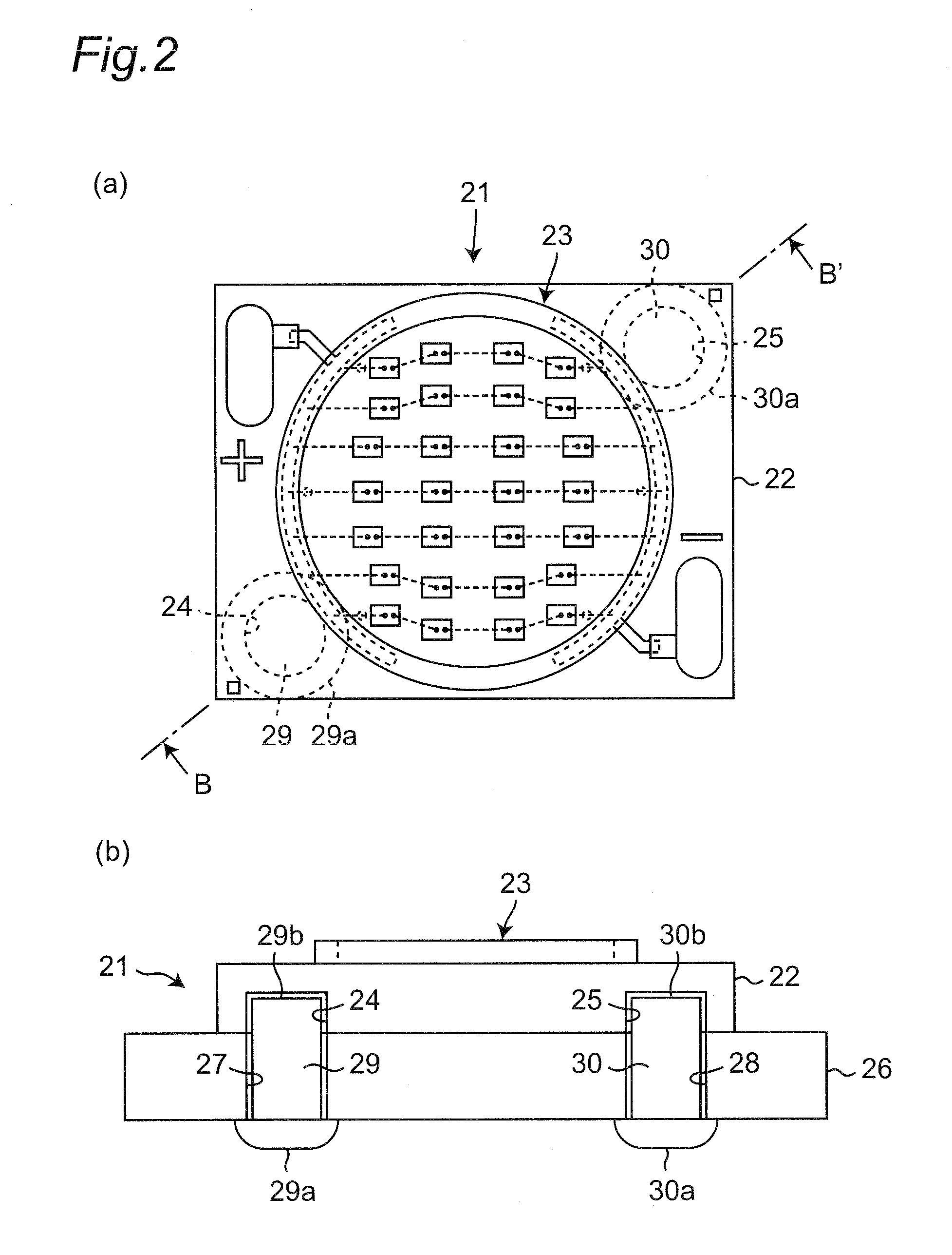 Light-emitting apparatus and structure for attaching light-emitting apparatus to heat sink