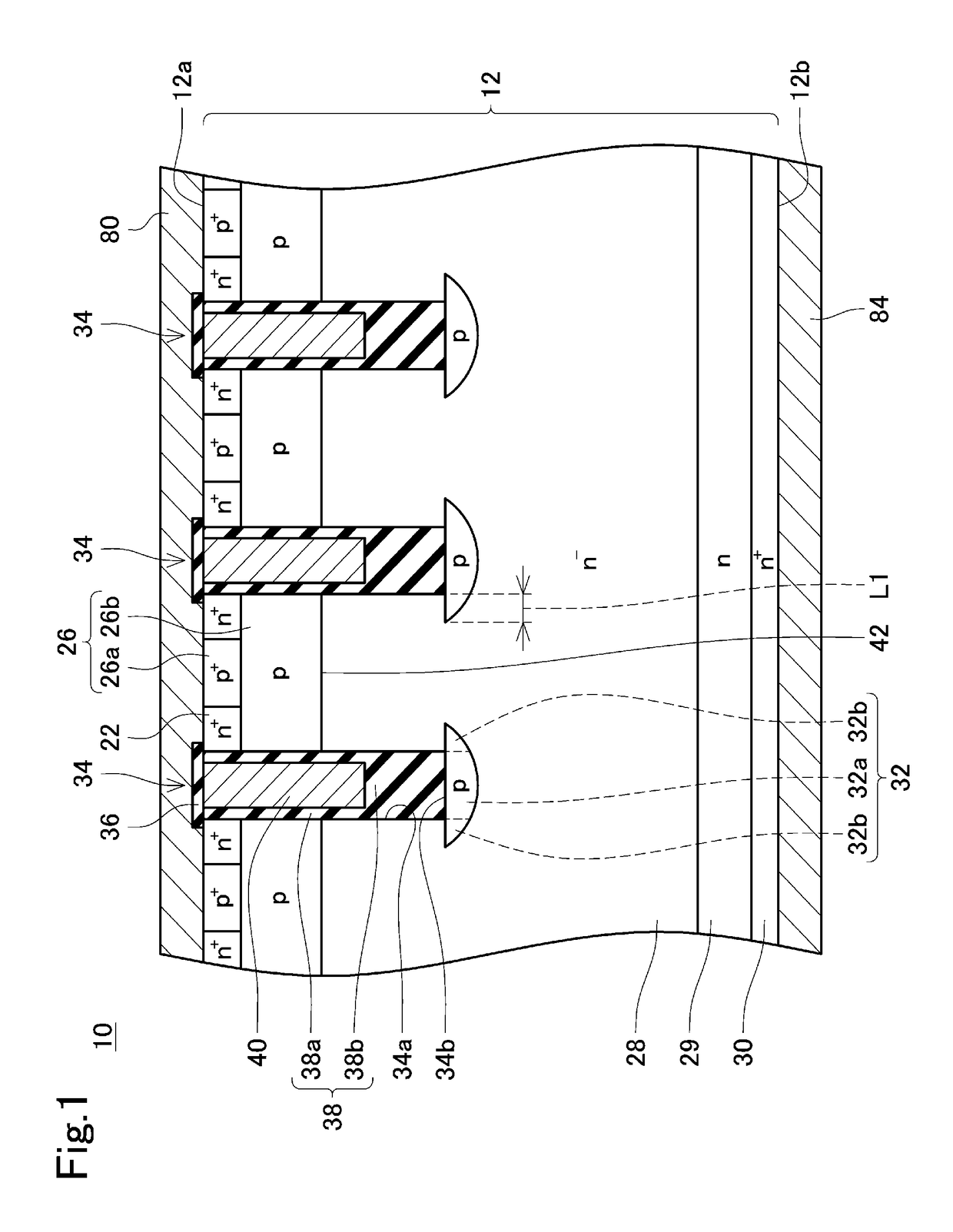 Insulated gate switching device and method for manufacturing the same