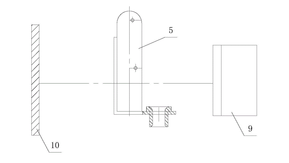 Wire fracture alarm device used in cable stranding