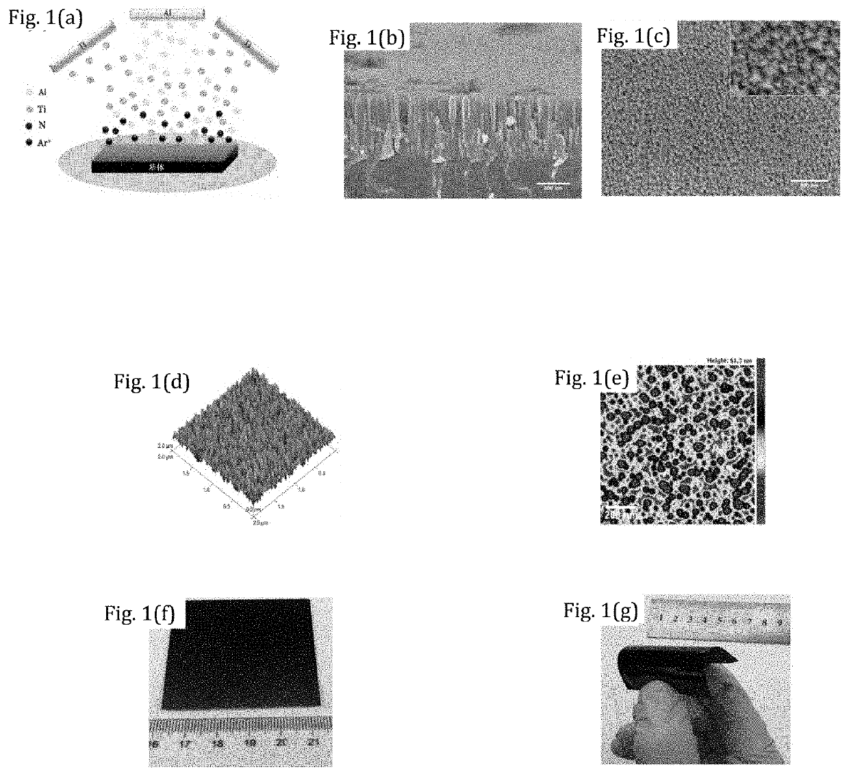 Light absorption film, preparation method and application