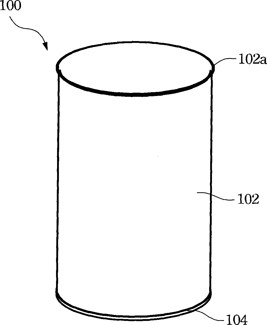 Method for artificially sealing cans of synthetic paper cans