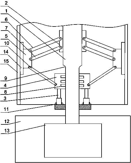 Clamping mechanism of line pipe welding edge