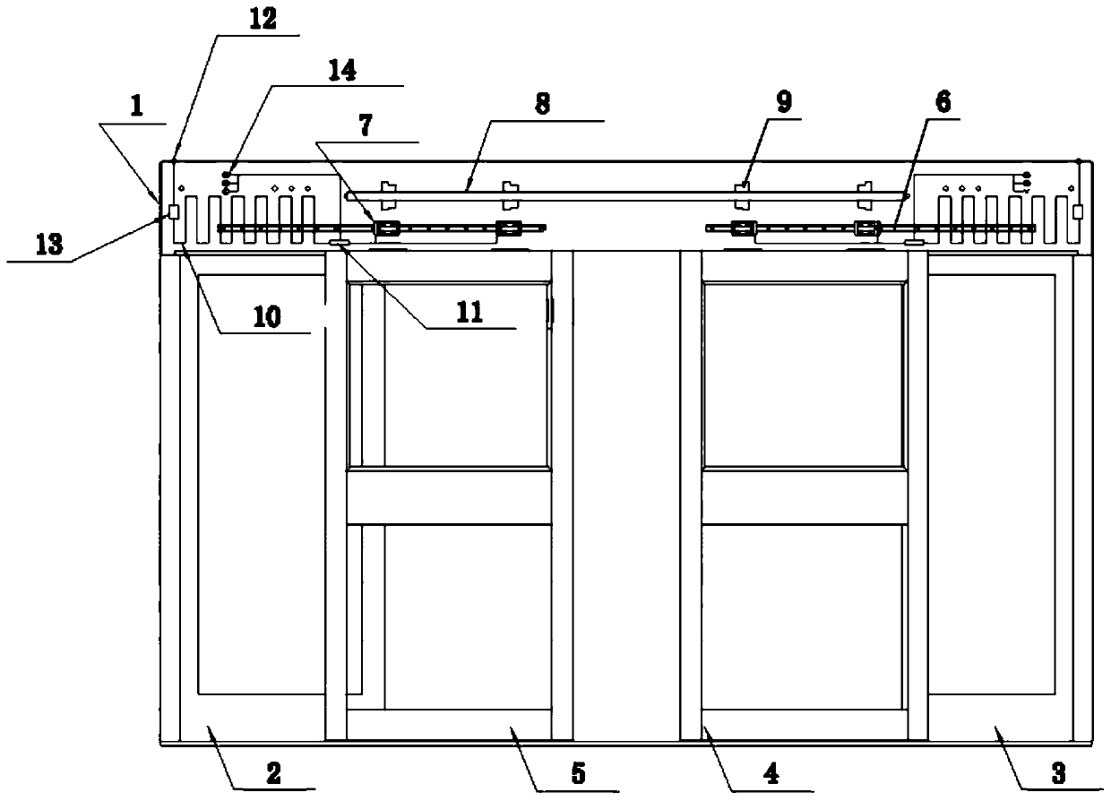 Linear sliding rail lubrication system of shielding door