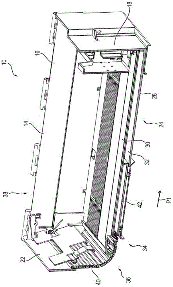 Cash box with two locking units