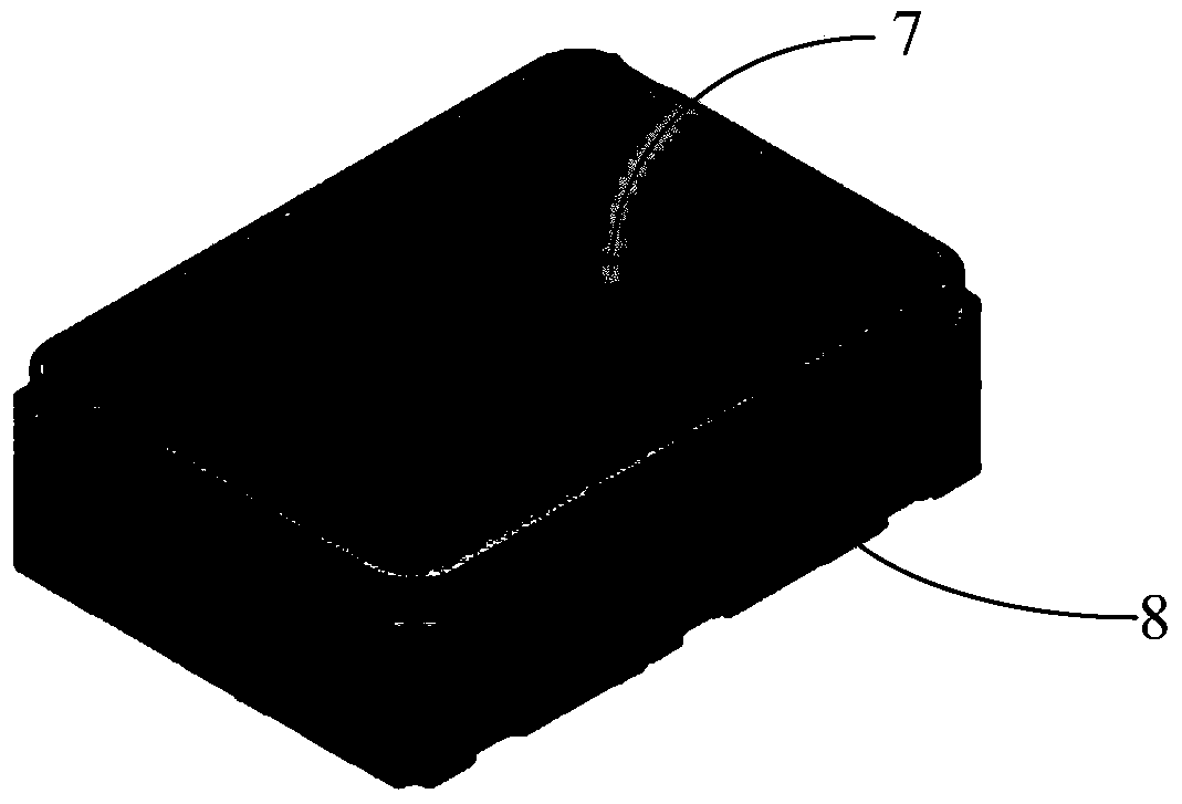 Integrated gas discharge tube and manufacturing method thereof