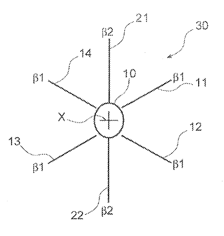 Propeller for an aircraft engine comprising means for reducing noise at middle and high frequencies and improving the acoustic perception