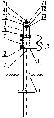 Frustum-shaped height-adjustable guardrail fixing cap and method of use thereof