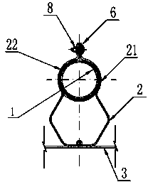 Frustum-shaped height-adjustable guardrail fixing cap and method of use thereof