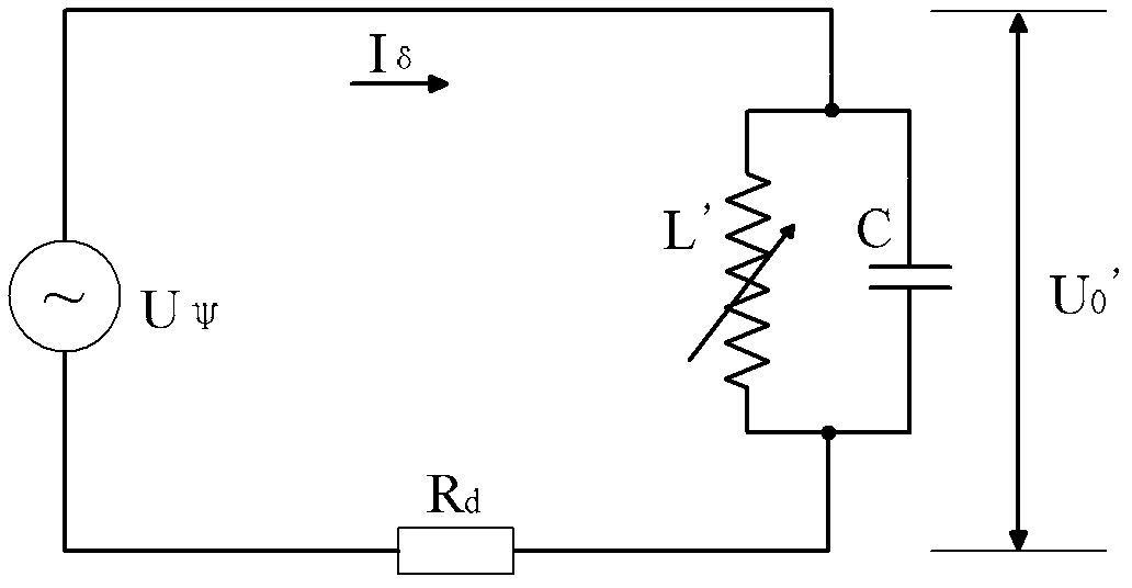 Small current grounding line selection method based on residual current variable
