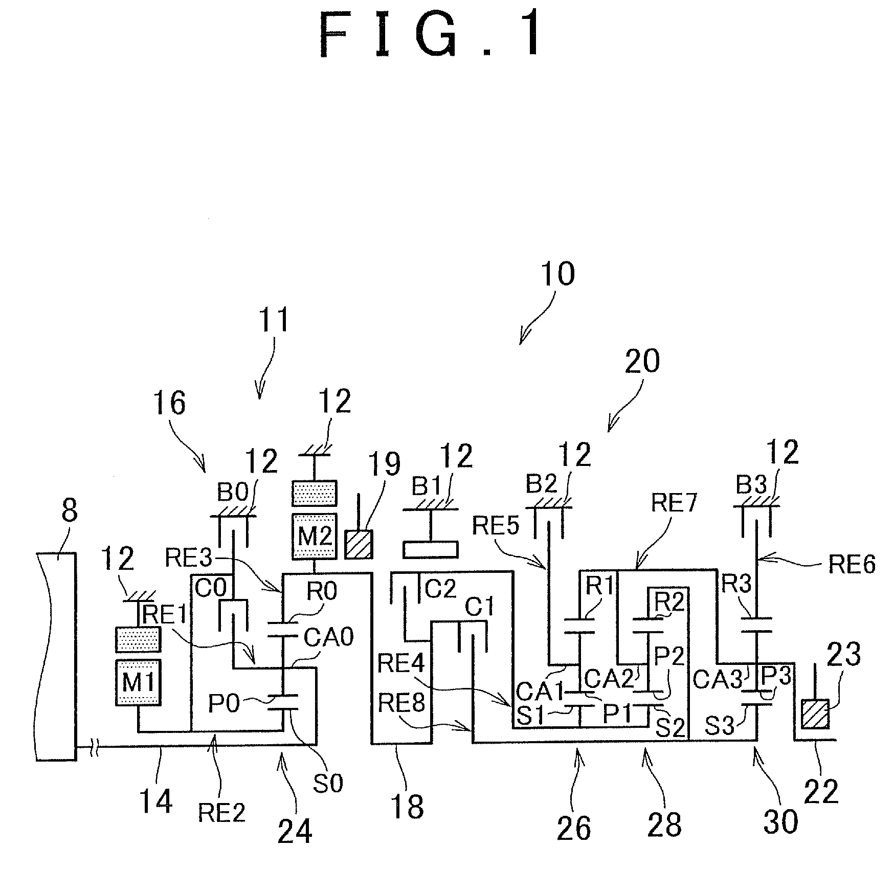 Control device and control method for vehicle power transmission device