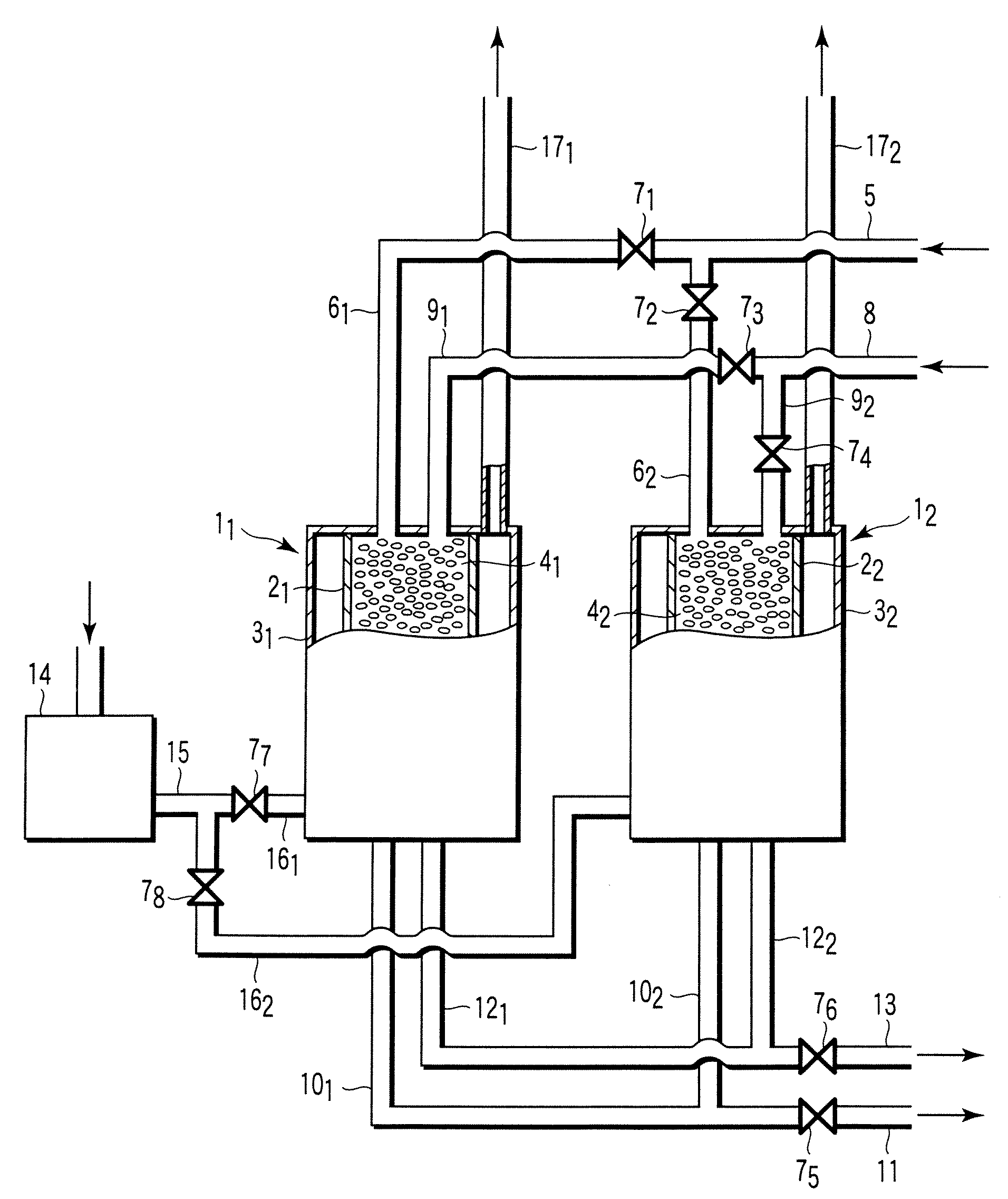 Carbon dioxide absorbent and carbon dioxide separation apparatus