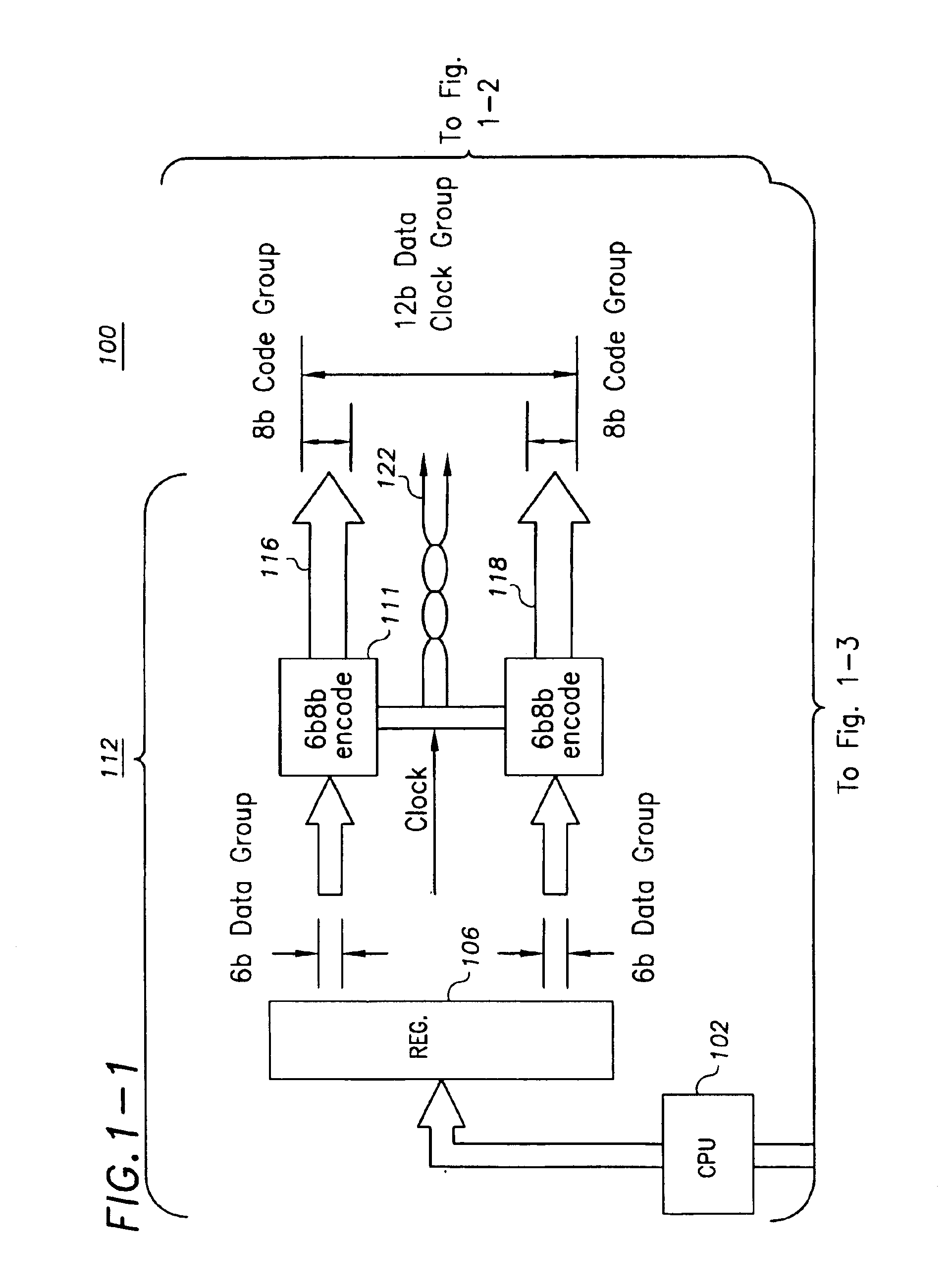 Parallel data communication realignment of data sent in multiple groups