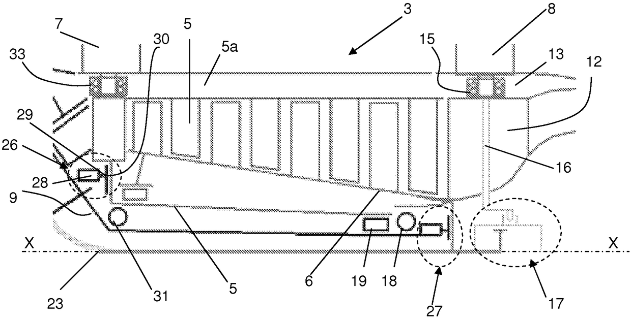 aircraft including turbine engines integrated into the rear fuselage