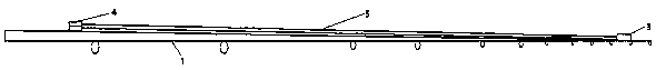 Raft-rod automatic induction fishing device