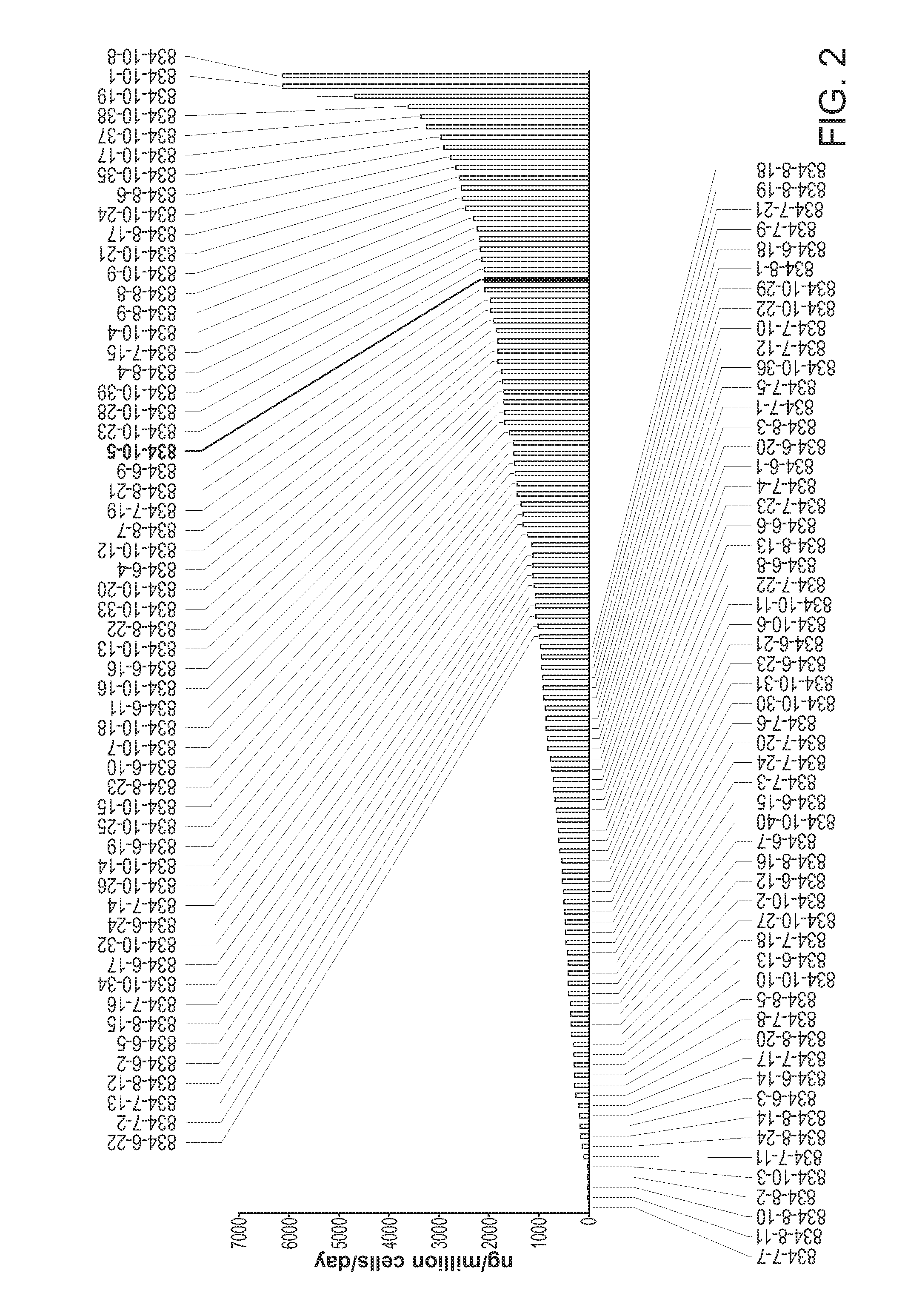 Cell lines that secrete anti-angiogenic antibody-scaffolds and soluble receptors and uses thereof